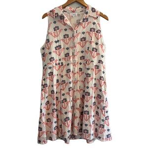 Livro Women’s Pink Collard Courtside Cotton
Dress NWT Size L